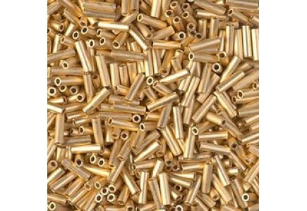 Miyuki Bugle 6mm 1053 Galvanized Yellow Gold