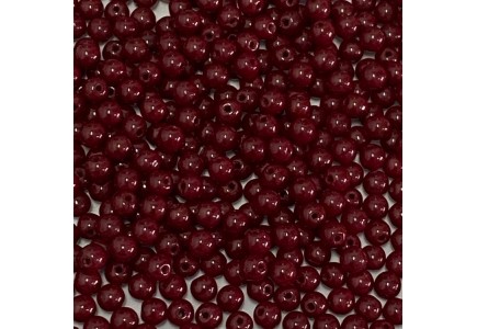 Margele Rotunde 4mm 93220 Opal Red