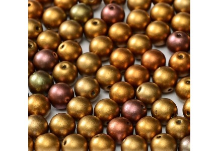 Margele Rotunde 6mm 01610 Metallic Mix