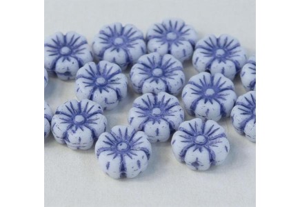 Margele Floare 9mm 54325/03000 Indigo