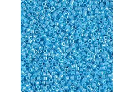 Delica 10/0 DB100164 Opaque Lt Blue AB Delica 10/0 DB100164 Opaque Lt Blue AB
