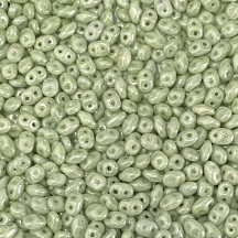 Superduo Chalk Light Green Luster LS03000 Superduo Chalk Light Green Luster LS03000