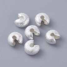 Crimp cover argintiu 7x4mm Crimp cover argintiu 7x4mm