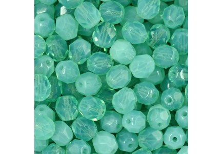 Margele Cehesti Fire-Polish 4mm 61100 Milky Aqua