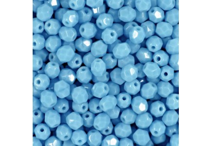Margele Cehesti Fire-Polish 4mm 63020 Sky Blue Coral