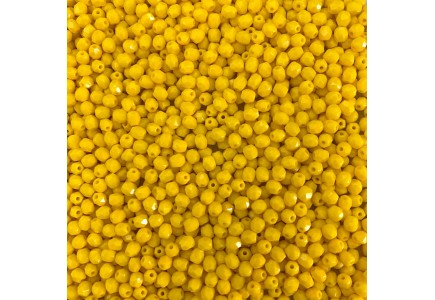 Margele Cehesti Fire-Polish 3mm 93100 Sunflower Yellow Margele Cehesti Fire-Polish 3mm 93100 Sunflower Yellow