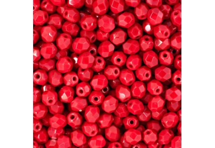 Margele Cehesti Fire-Polish 3mm 93190 Opaque Red Margele Cehesti Fire-Polish 3mm 93190 Opaque Red