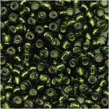 Margele Toho 11/0 0037 Silver Lined Olivine Margele Toho 11/0 0037 Silver Lined Olivine