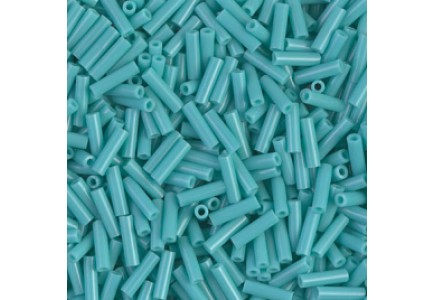 Miyuki Bugle 6mm 412 Opaque Turquoise Green