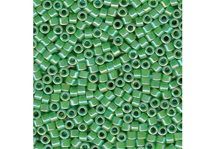 Delica 11/0 DB0163 Opaque Green AB