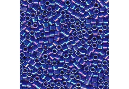 Delica 11/0 DB0165 Opaque Royal Blue AB Delica 11/0 DB0165 Opaque Royal Blue AB