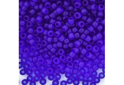 Margele Toho 11/0 0008F Transparent Frosted Dk Sapphire