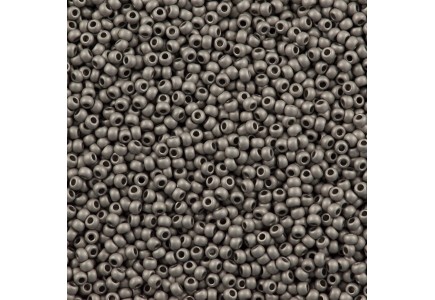 Margele Toho 11/0 0566 Metallic Frosted Antique Silver Margele Toho 11/0 0566 Metallic Frosted Antique Silver