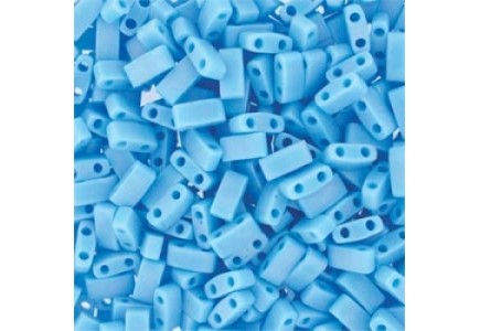 Miyuki Half Tila Opaque Turquoise Blue HTL0413