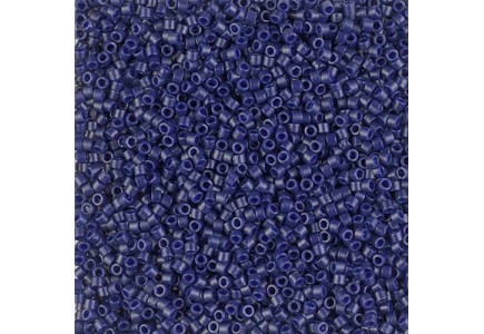 Delica 11/0 DB2144 Matted Opaque Dyed Cobalt Delica 11/0 DB2144 Matted Opaque Dyed Cobalt