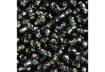 Margele de nisip Preciosa Ornela 8/0 19001/47010 Silver Lined Black