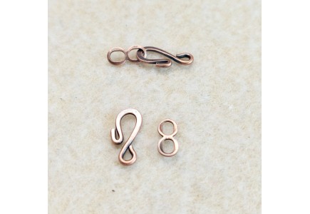 Inchizatoare Hook&eye Placat Cu Cupru
