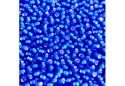 Margele De Nisip Preciosa Ornela 6/0 19001/35086 Inside White Colour Cobalt