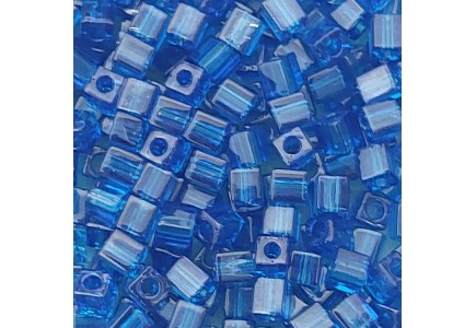 Miyuki Cube 4mm 0149 Trans. Capri Blue 