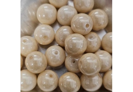 Margele Rotunde 8mm 14413/03000 Chalk White Champagne Luster