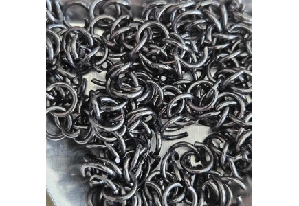 Zale deschise 6mm negre 5gr