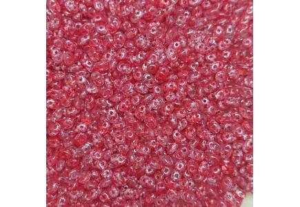 Superduo 24401CR Confetti Splash Red Pink Superduo 24401CR Confetti Splash Red Pink