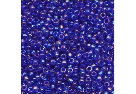 Margele Toho 11/0 0087 Transparent Rainbow Cobalt