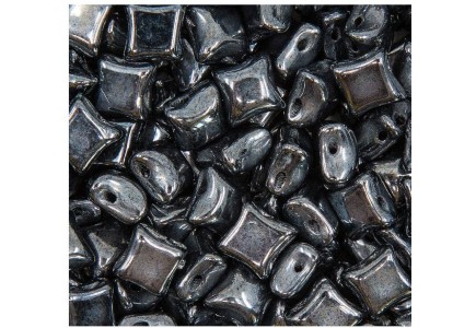 Margele Wibeduo 8x8mm 23980/14400 Jet Hematite	