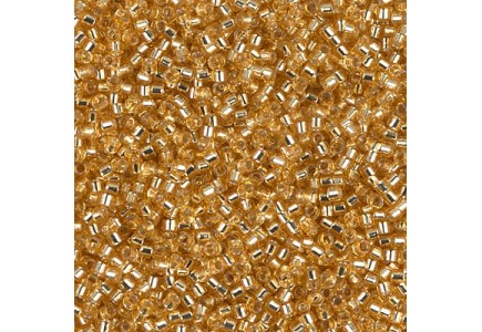 Delica 11/0 DB0042 Silver Lined Gold