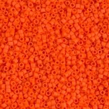 Delica 11/0 DB0752 Opaque Orange Matted Delica 11/0 DB0752 Opaque Orange Matted