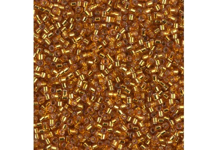 Delica 11/0 DB1201 Silverlined Marigold