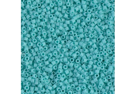 Delica 11/0 DB1586 Matted Opaquer Sea Opal 