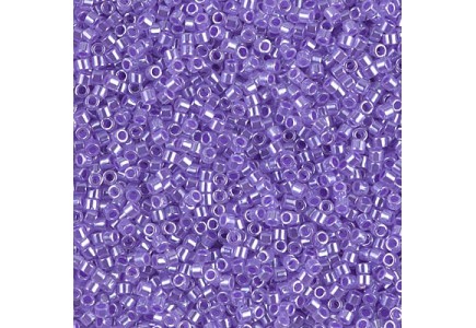 Delica 11/0 DB0249 Lined Crystal Purple 