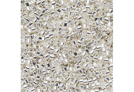Delica 11/0 DB0551 Silver Plated Delica 11/0 DB0551 Silver Plated