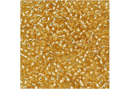 Margele Toho 15/0 0022 Silver Lined Lt Topaz