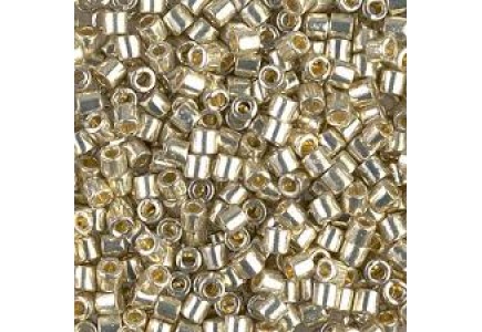Delica 8/0 DB81831 Duracoat Galvanized Silver Delica 8/0 DB81831 Duracoat Galvanized Silver
