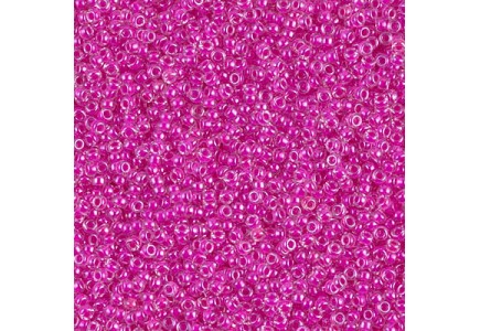 Margele de nisip Miyuki 15/0 0209 Fuchsia Lined Crystal Margele de nisip Miyuki 15/0 0209 Fuchsia Lined Crystal