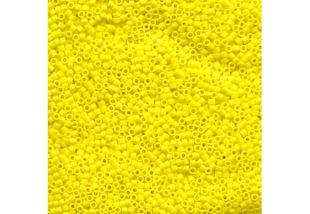 Delica 11/0 DB0751 Opaque Yellow Matted Delica 11/0 DB0751 Opaque Yellow Matted