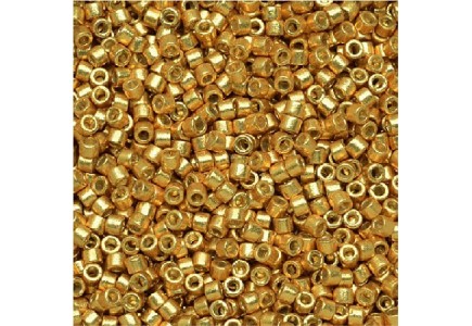 Delica 11/0 DB1832 Duracoat Galvanized Gold