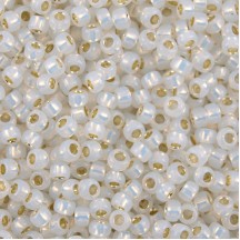 Margele Toho 11/0 2100 Silver Lined Milky White Margele Toho 11/0 2100 Silver Lined Milky White
