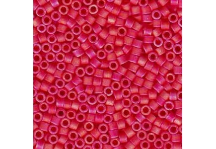 Delica 11/0 DB0362 Opaque Red AB Matted