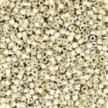 Delica Hexcut 11/0 DBC0035 Galvanized Silver