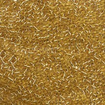 Delica Hexcut 11/0 DBC0042 Silver Lined Gold