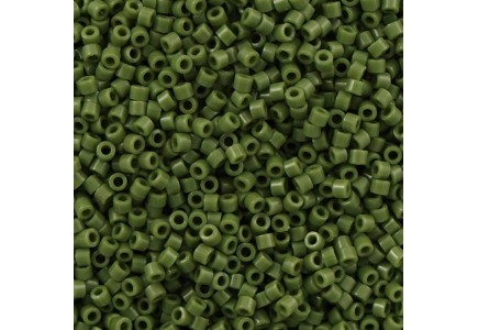 Delica 11/0 DB1135 Opaque Avocado