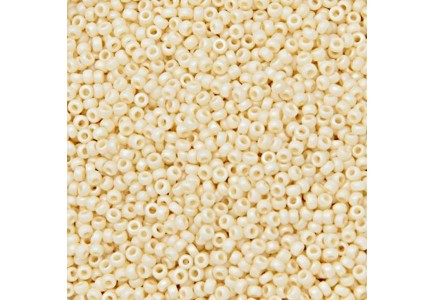 Margele de nisip Miyuki 15/0 0492 Opaque DK. Cream