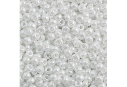 Margele de nisip Miyuki 15/0 White Ceylon 0528 Margele de nisip Miyuki 15/0 White Ceylon 0528