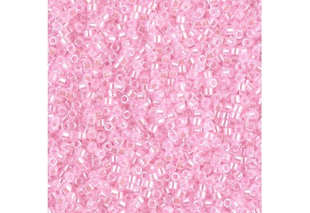 Delica 11/0 DB0244 Lined Crystal LT. Pink Delica 11/0 DB0244 Lined Crystal LT. Pink