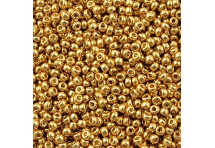 Margele de nisip Miyuki 11/0 4202 Duracoat Galvanized Gold 
