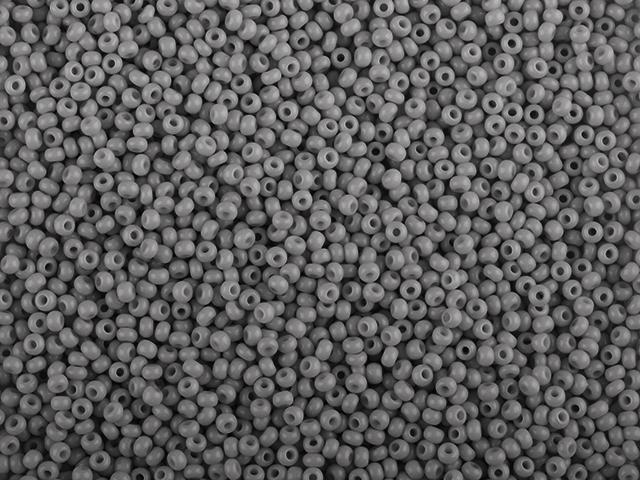 50 gr *Preciosa 10/0 19001/03641 Gray Dyed Chalkwhite — Imaginea 1