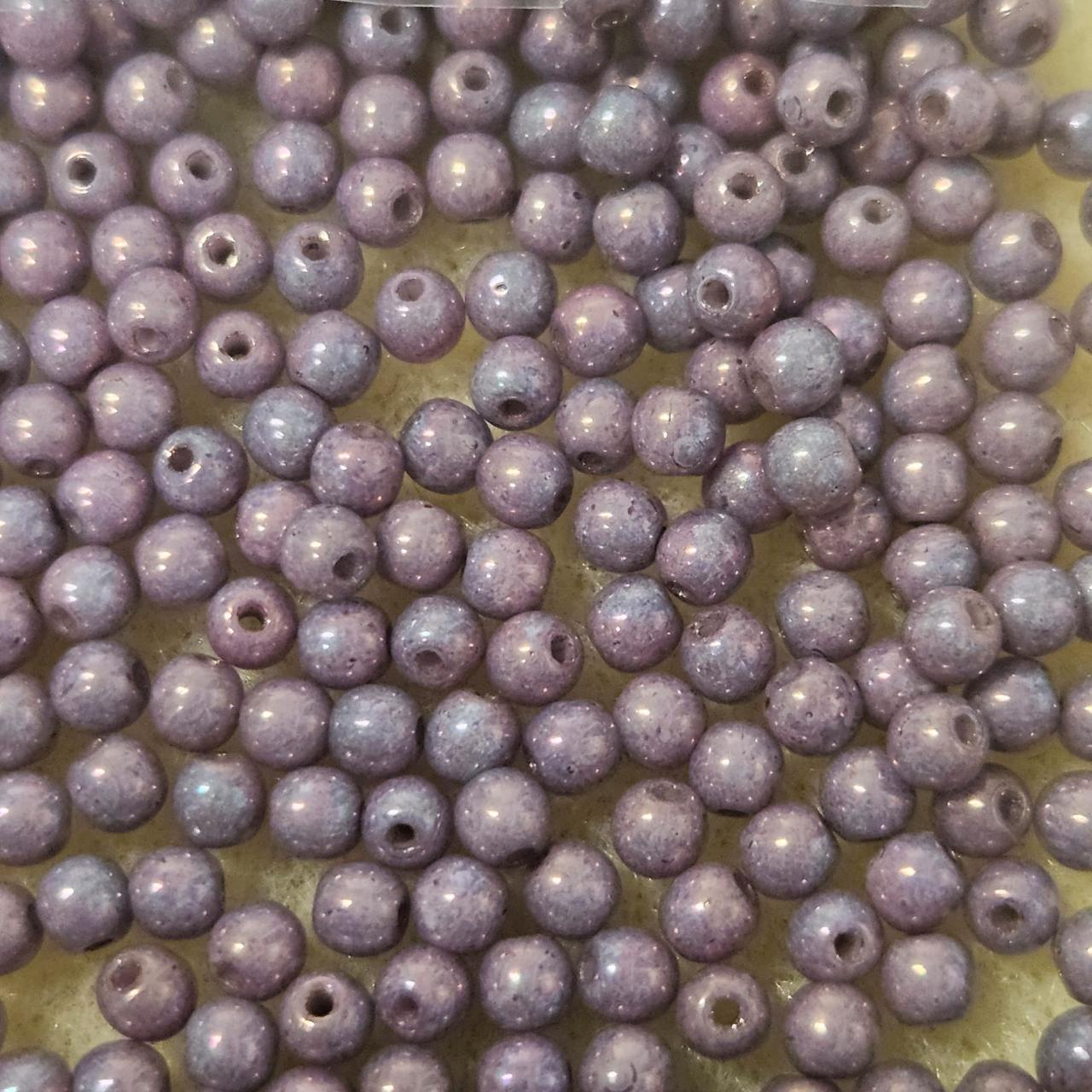 Margele rotunde 3mm LE02010 Luster Opaque Amethyst